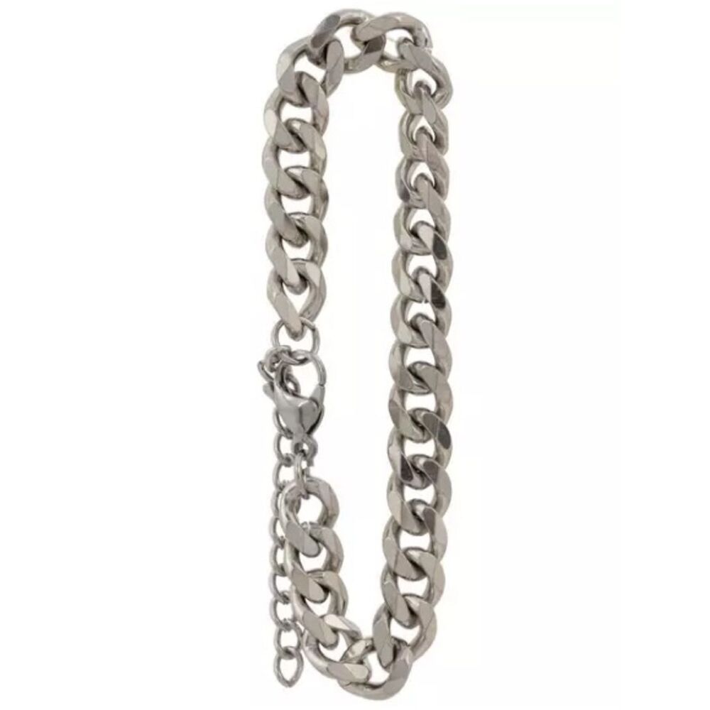 New 7” the Jewelry Shoppe Stainless Steel Chain Bracelet